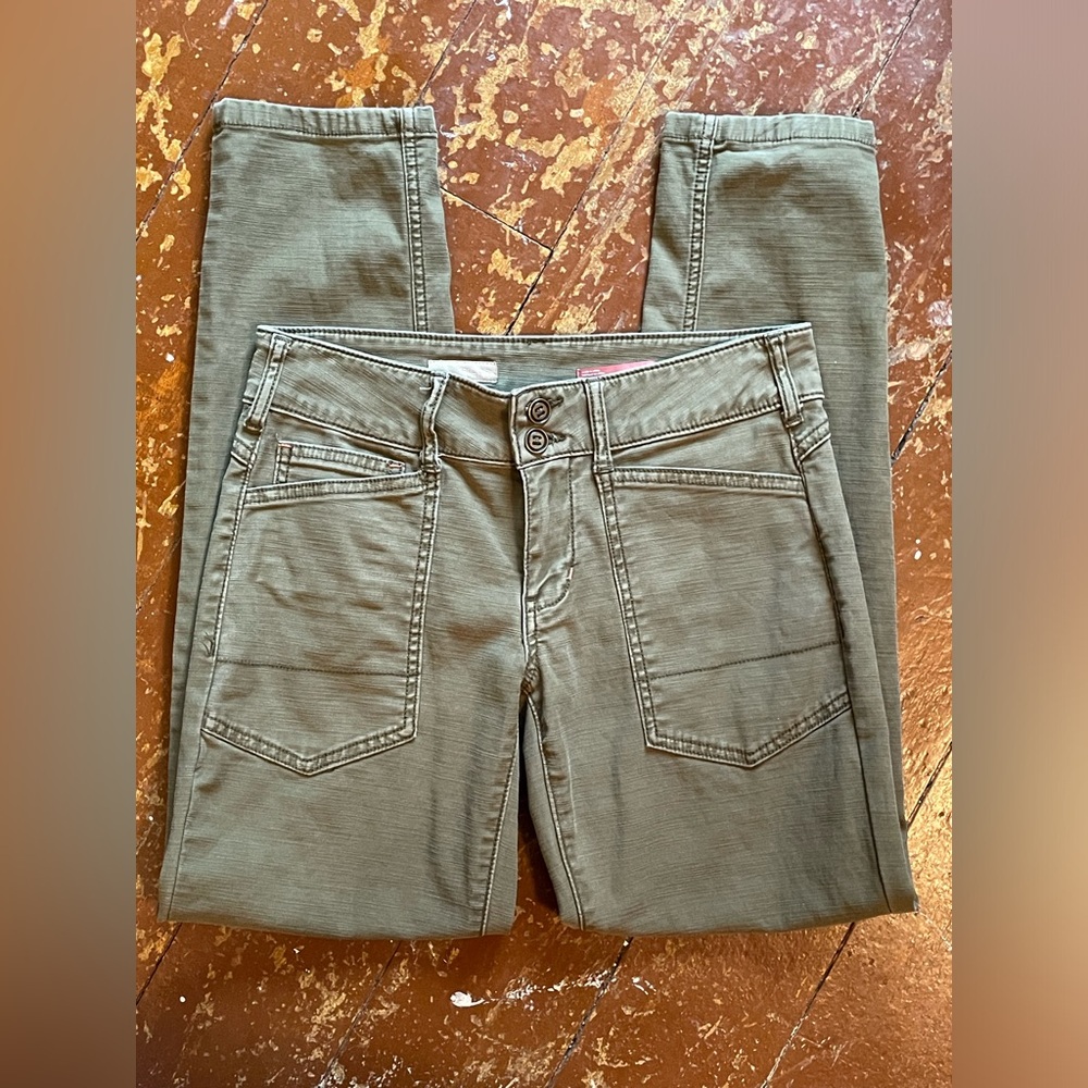 Pilcro The Wanderer Low Rise Ankle Length Pants - Picture 1 of 9